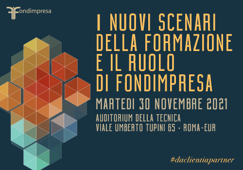 I nuovi scenari della formazione e il ruolo di Fondimpresa